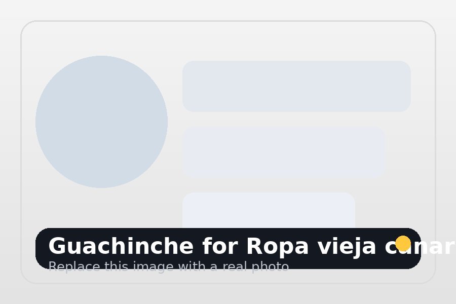 Restaurant for Ropa vieja canaria