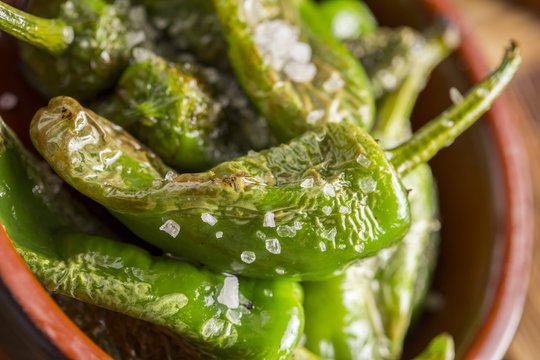 Pimientos de Padrón in Tenerife